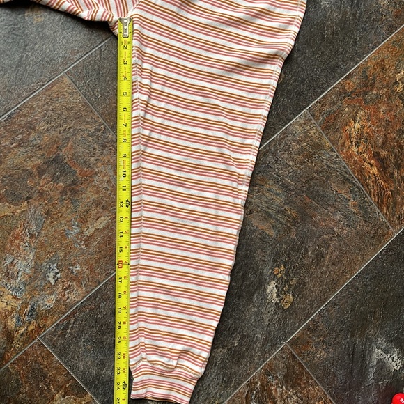 Madewell honeycomb cotton pajama/ lounge stripe pants. Size small - Picture 9 of 11